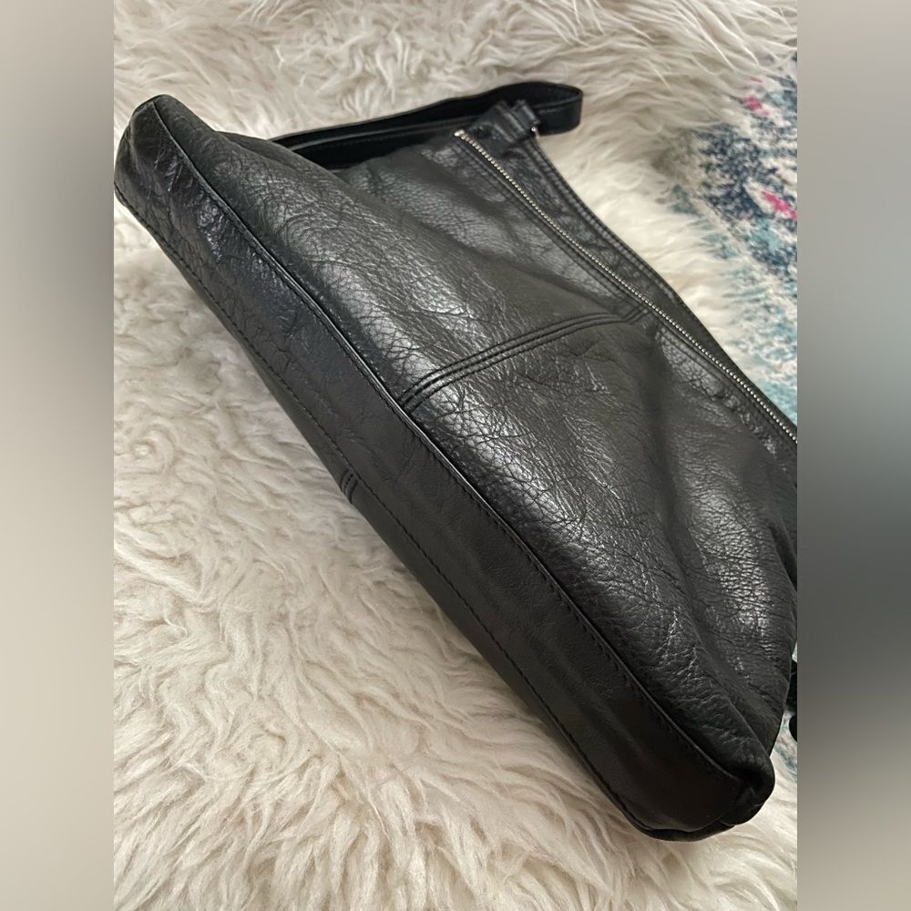 Margot Lorna Genuine Leather Crossbody Bag In Black - Picture 7 of 8